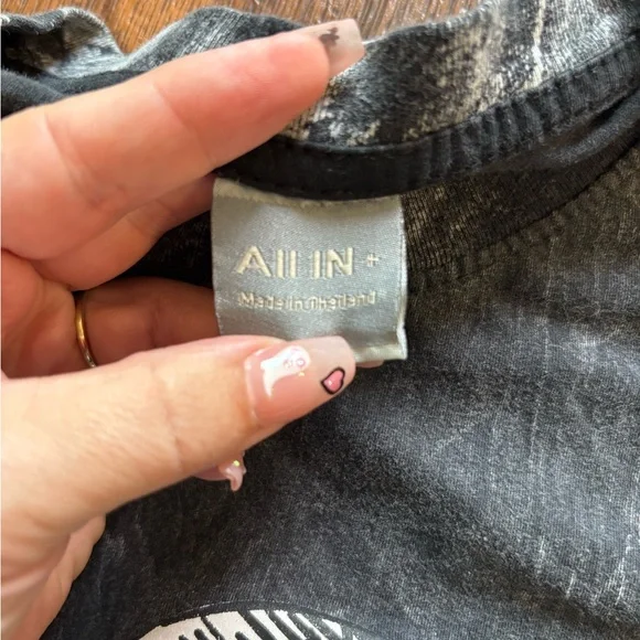 All In Plus Gray T-Shirt - Picture 2 of 2